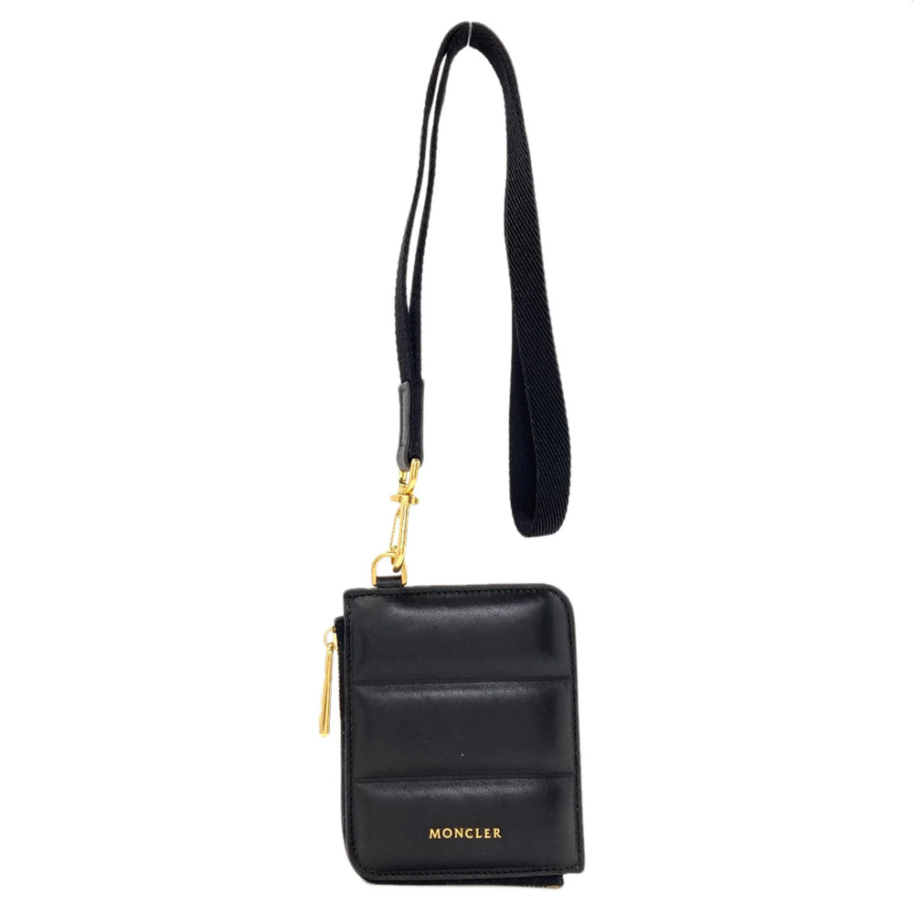 Moncler Neck Wallet Coin Case Leather Women's MONCLER